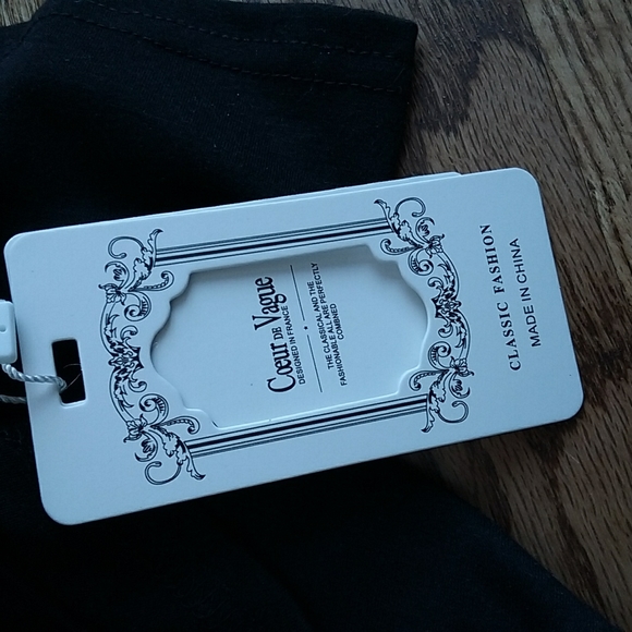 (3X) NWT Coeur De Vague Classic Fashion Designed in France Sequin Detail Tank - Picture 3 of 9